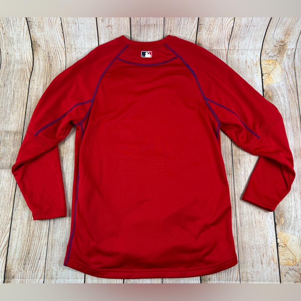 MLB Majestic Authentic Collection St Louis Cardinals Baseball Shirt Red Small - Picture 2 of 6